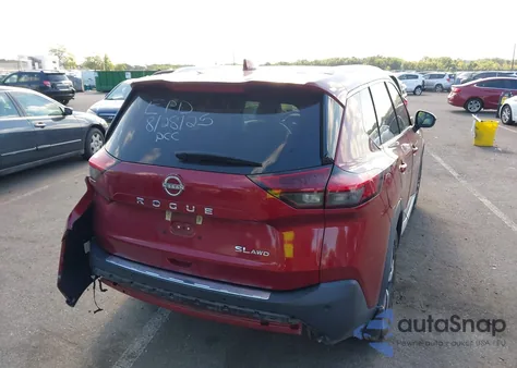 2022 Nissan Rogue Sl Intelligent Awd z USA, uszkodzony, nr VIN 5N1BT3CB7NC672492